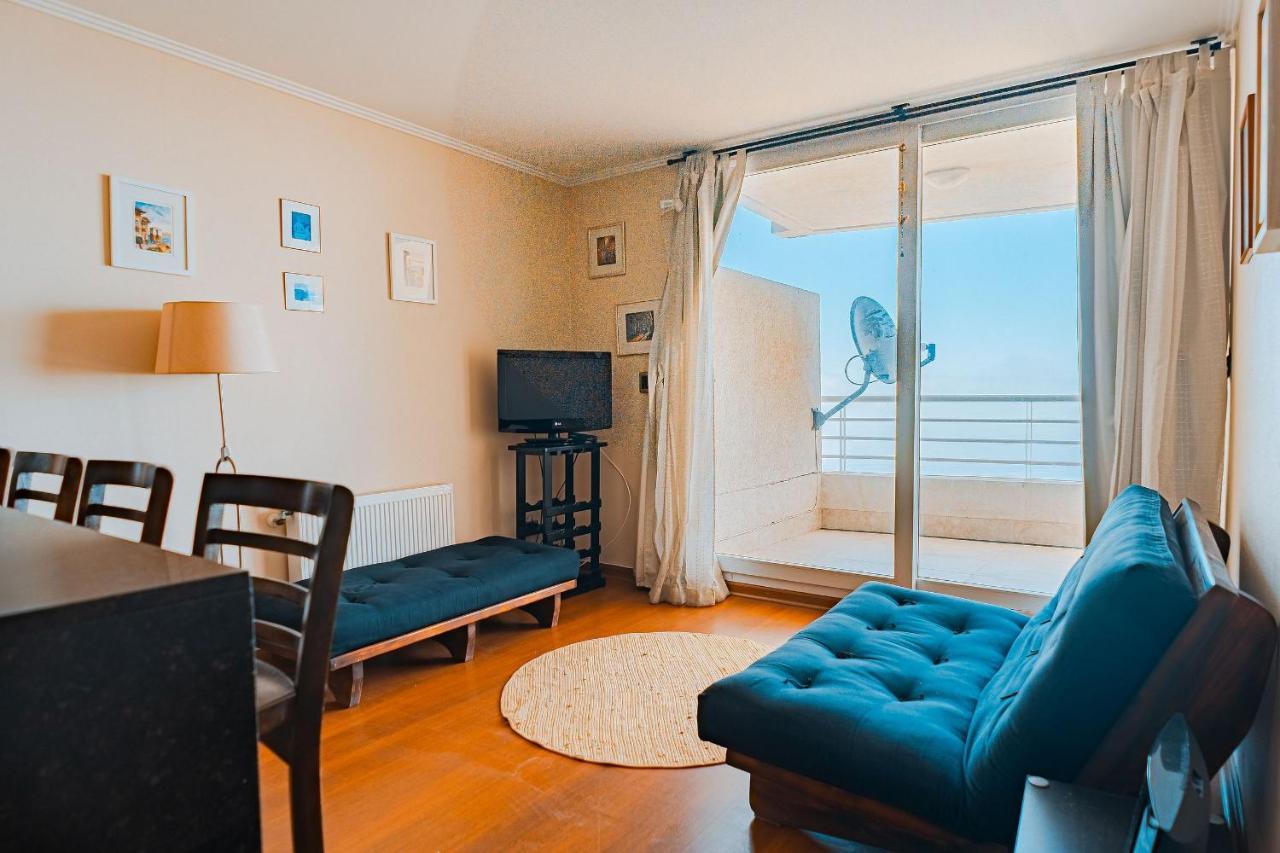 Apartament Hermoso Departamento Con Insuperable Vista Al Mar Vina del Mar Zewnętrze zdjęcie