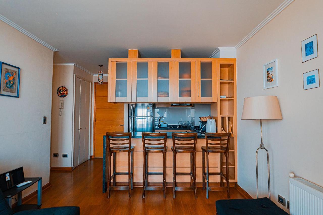 Apartament Hermoso Departamento Con Insuperable Vista Al Mar Vina del Mar Zewnętrze zdjęcie