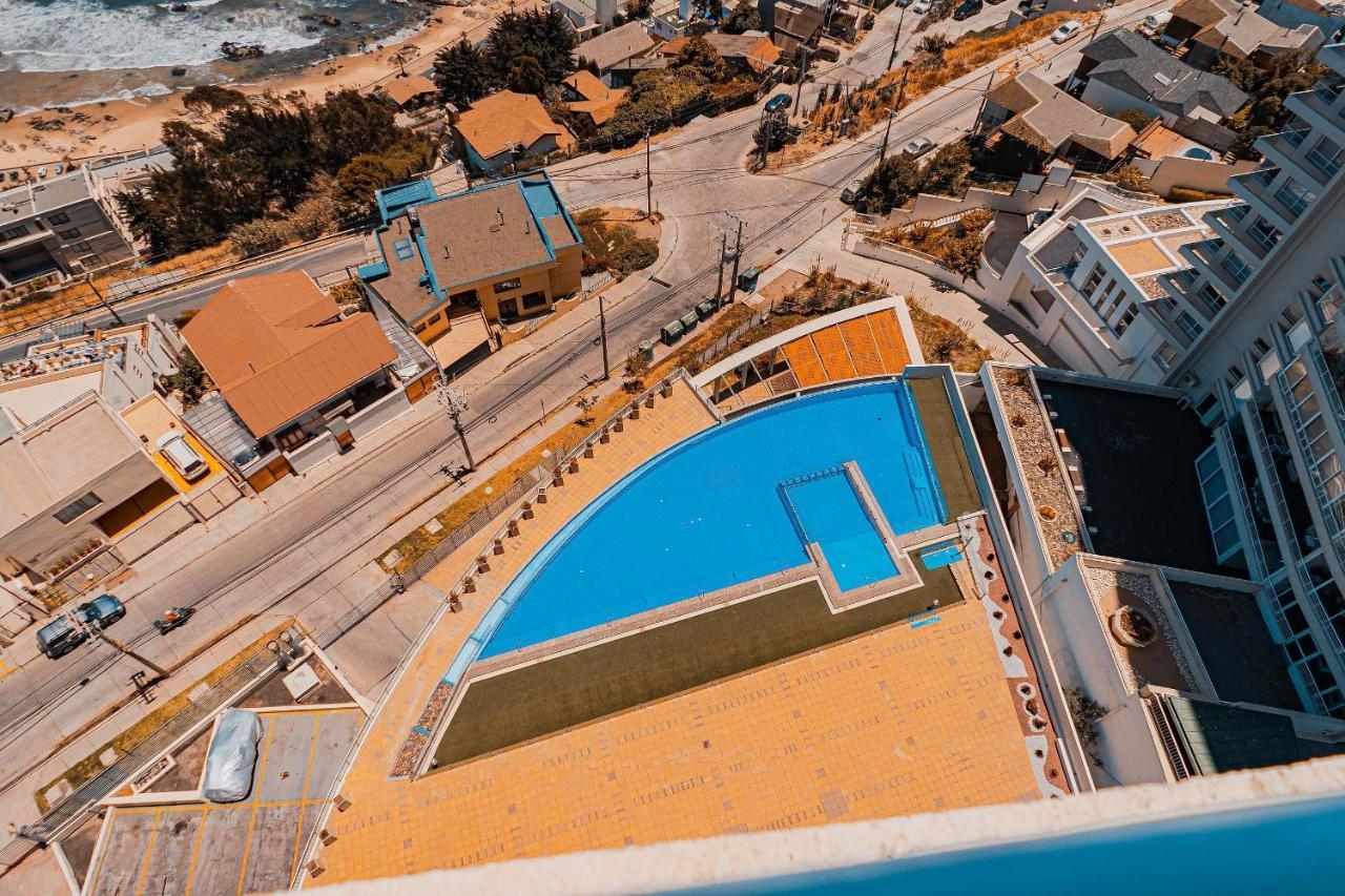 Apartament Hermoso Departamento Con Insuperable Vista Al Mar Vina del Mar Zewnętrze zdjęcie