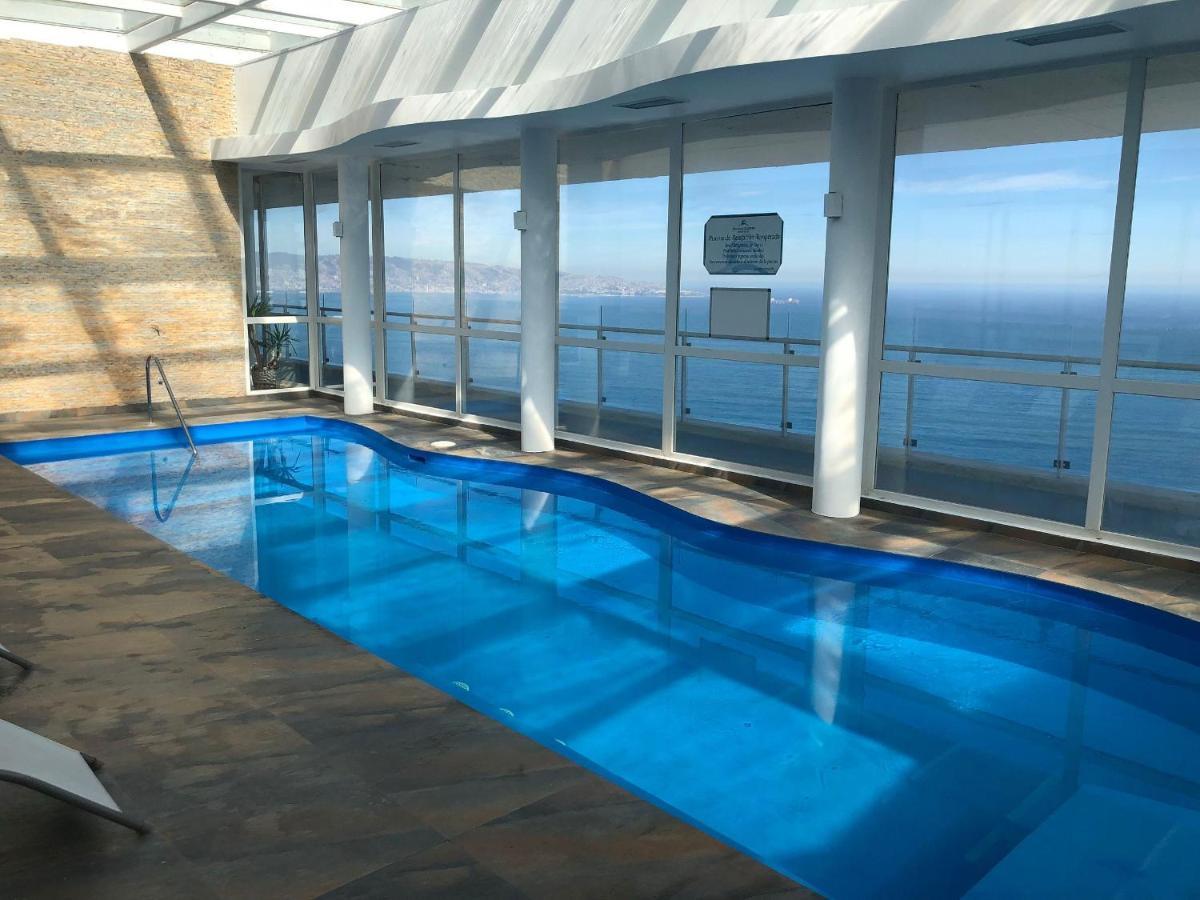 Apartament Hermoso Departamento Con Insuperable Vista Al Mar Vina del Mar Zewnętrze zdjęcie