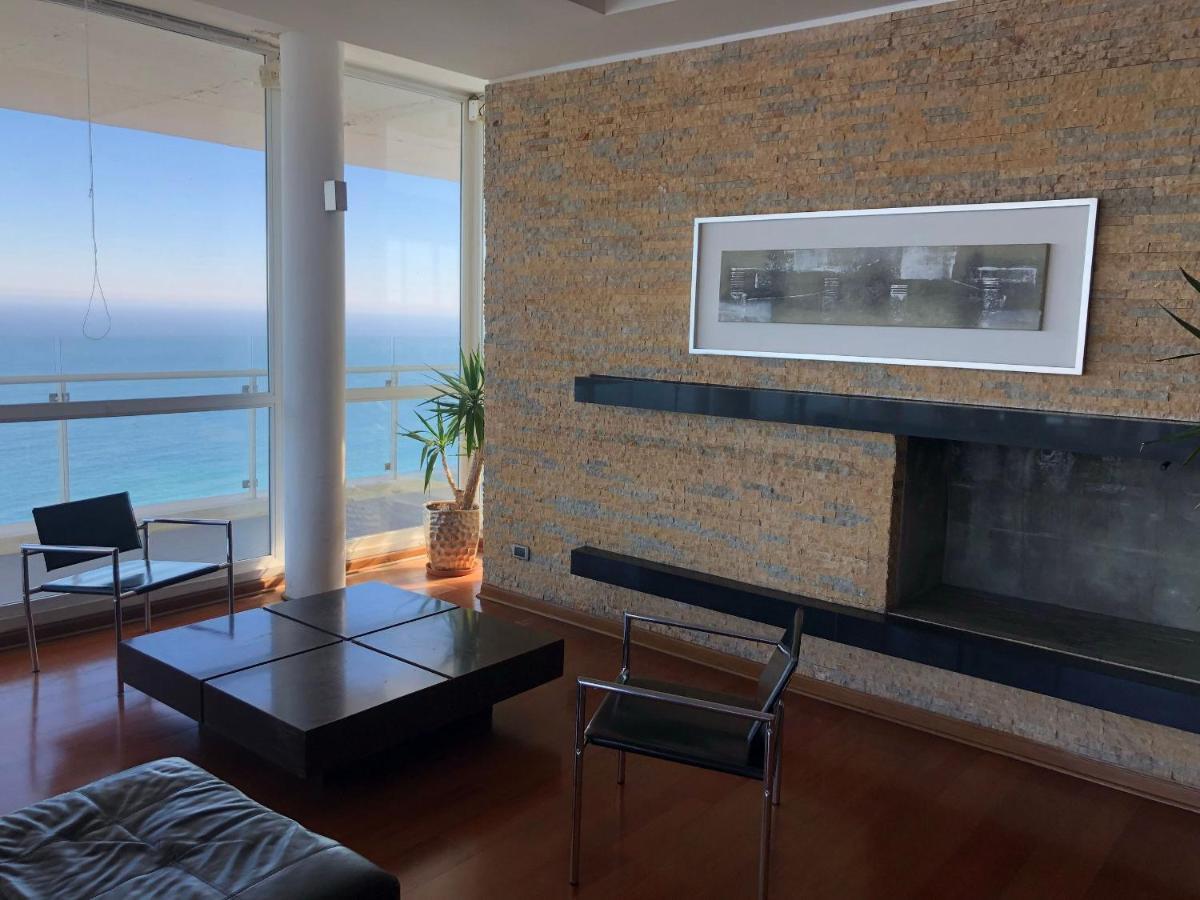 Apartament Hermoso Departamento Con Insuperable Vista Al Mar Vina del Mar Zewnętrze zdjęcie
