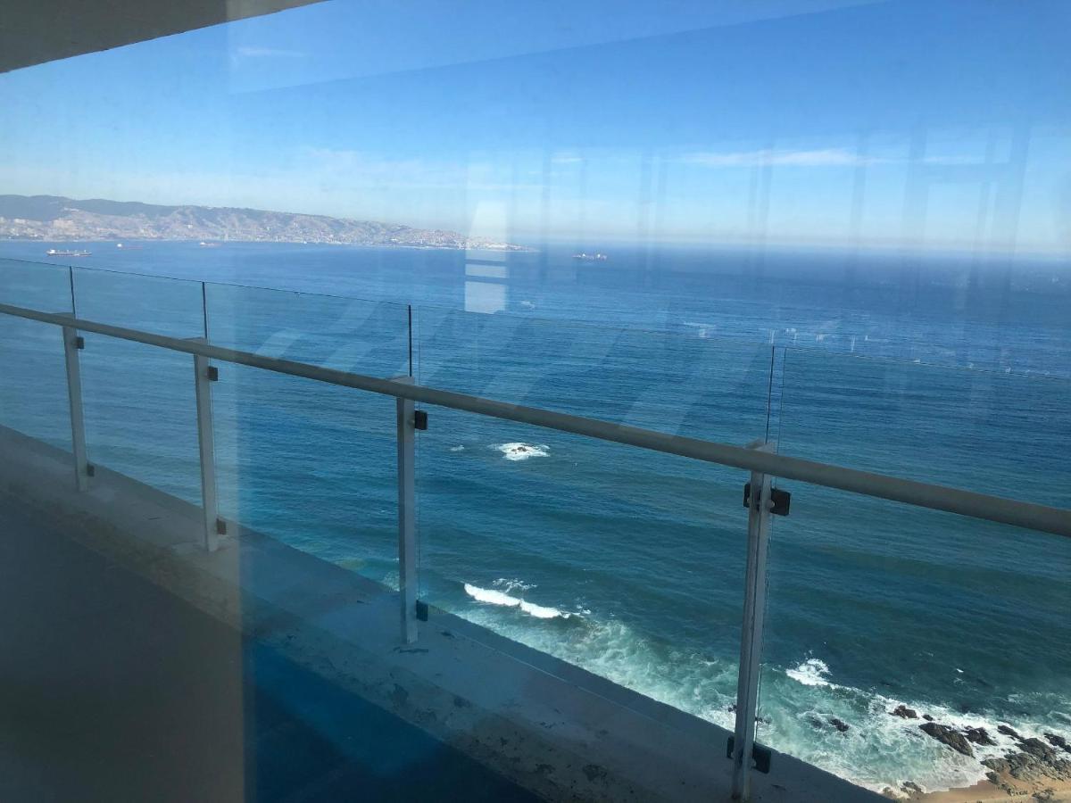 Apartament Hermoso Departamento Con Insuperable Vista Al Mar Vina del Mar Zewnętrze zdjęcie